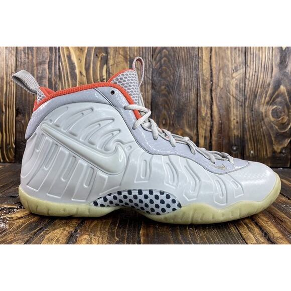 Nike Air Foamposite Pro Premium Pure Platinum Mens Size 11 Fast Shipping - Picture 8 of 11
